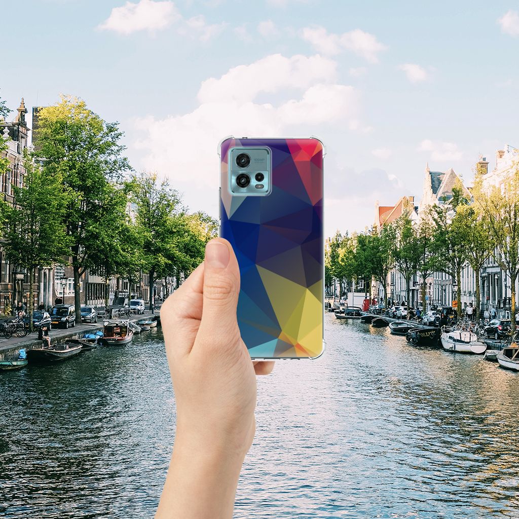 otorola Moto G72 Shockproof Case Polygon Dark B2C Telecom