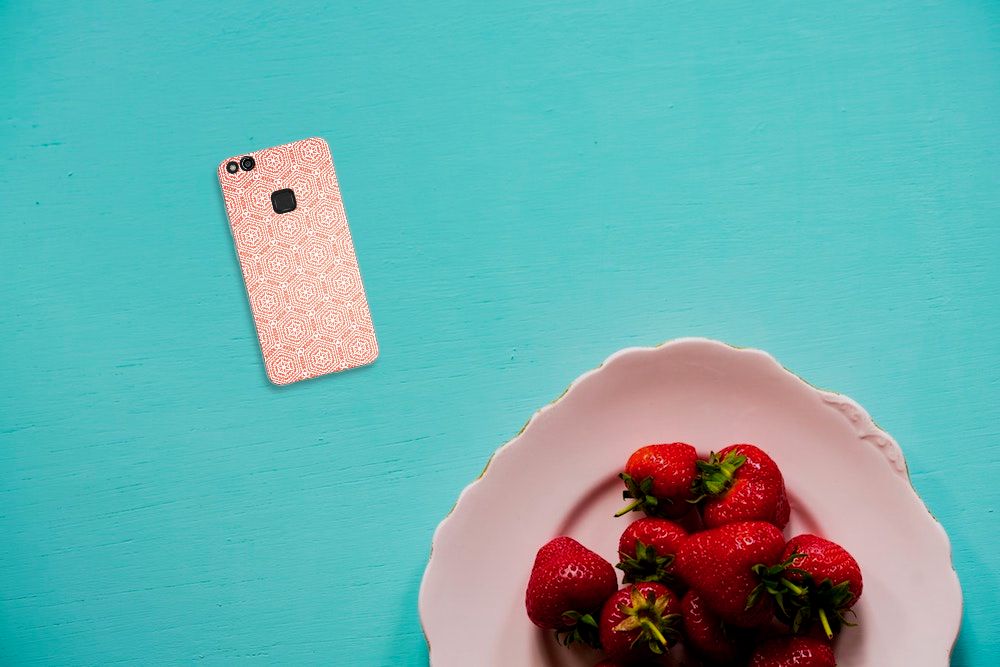 Huawei P10 Lite TPU bumper Pattern Orange