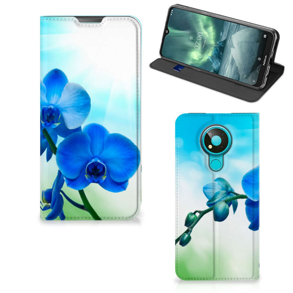 Nokia 3.4 Smart Cover Orchidee Blauw - Cadeau voor je Moeder - B2C Telecom