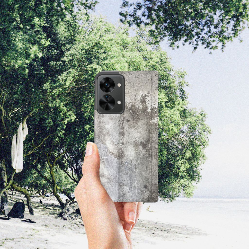 OnePlus Nord 2T Standcase Beton Print - B2C Telecom