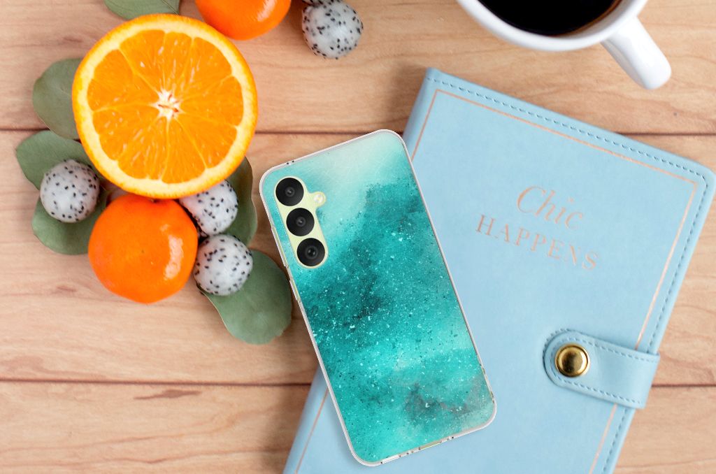 Hoesje maken Samsung Galaxy A35 Painting Blue