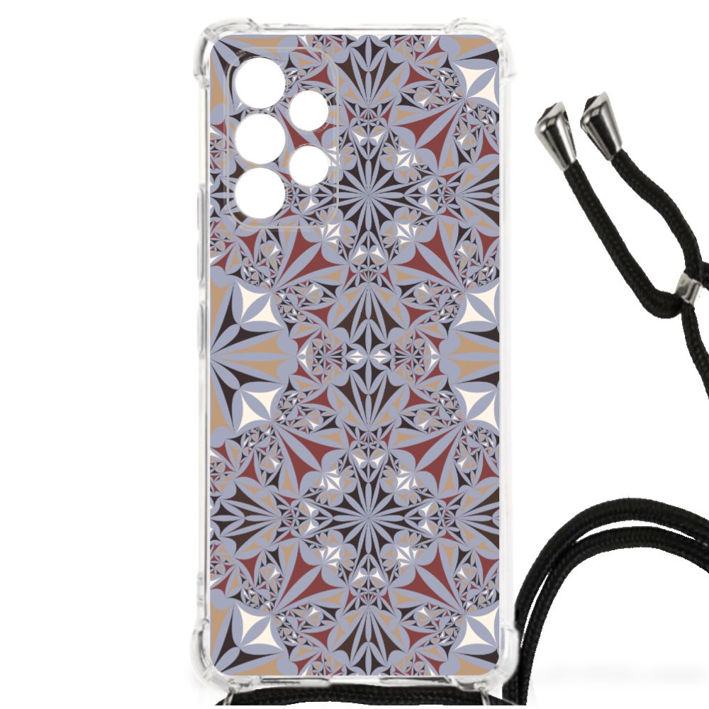 Samsung Galaxy A53 Anti-Shock Hoesje Flower Tiles