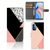 OPPO Reno 4 Pro 5G Book Case Zwart Roze Vormen