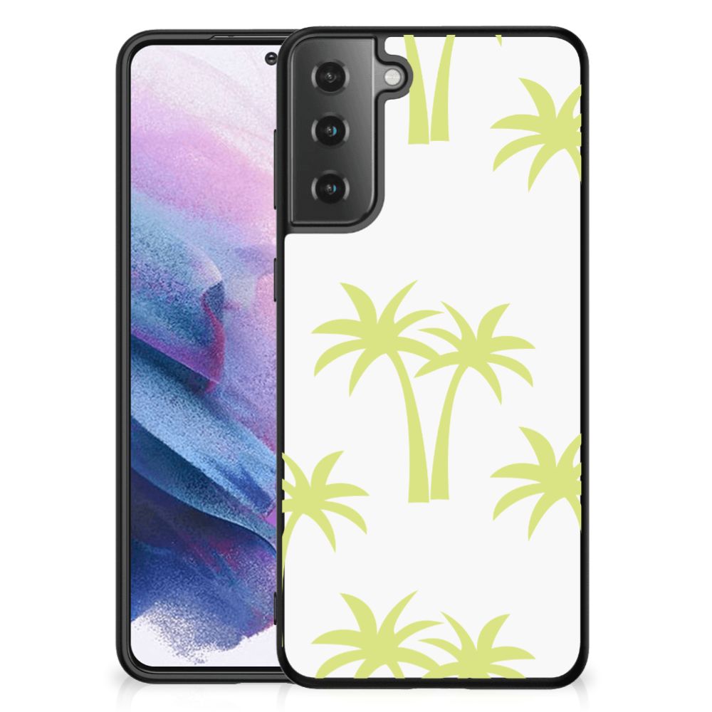 Samsung Galaxy S21 Plus Bloemen Hoesje Palmtrees