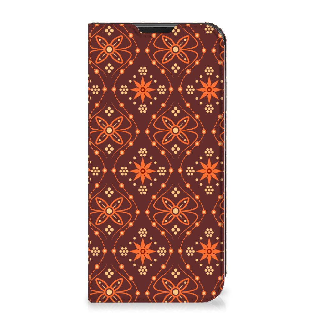 Samsung Galaxy Xcover 6 Pro Hoesje met Magneet Batik Brown - B2C Telecom