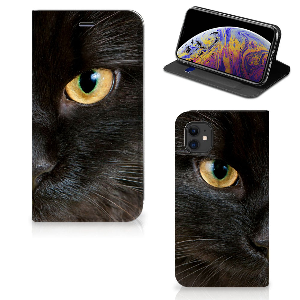 Apple iPhone 11 Hoesje maken Zwarte Kat