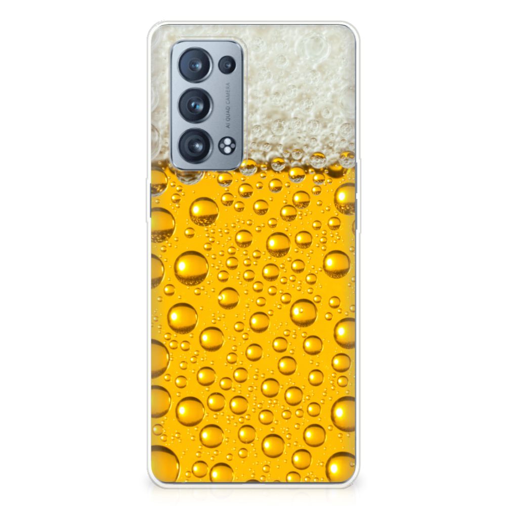 OPPO Reno 6 Pro Plus 5G Siliconen Case Bier