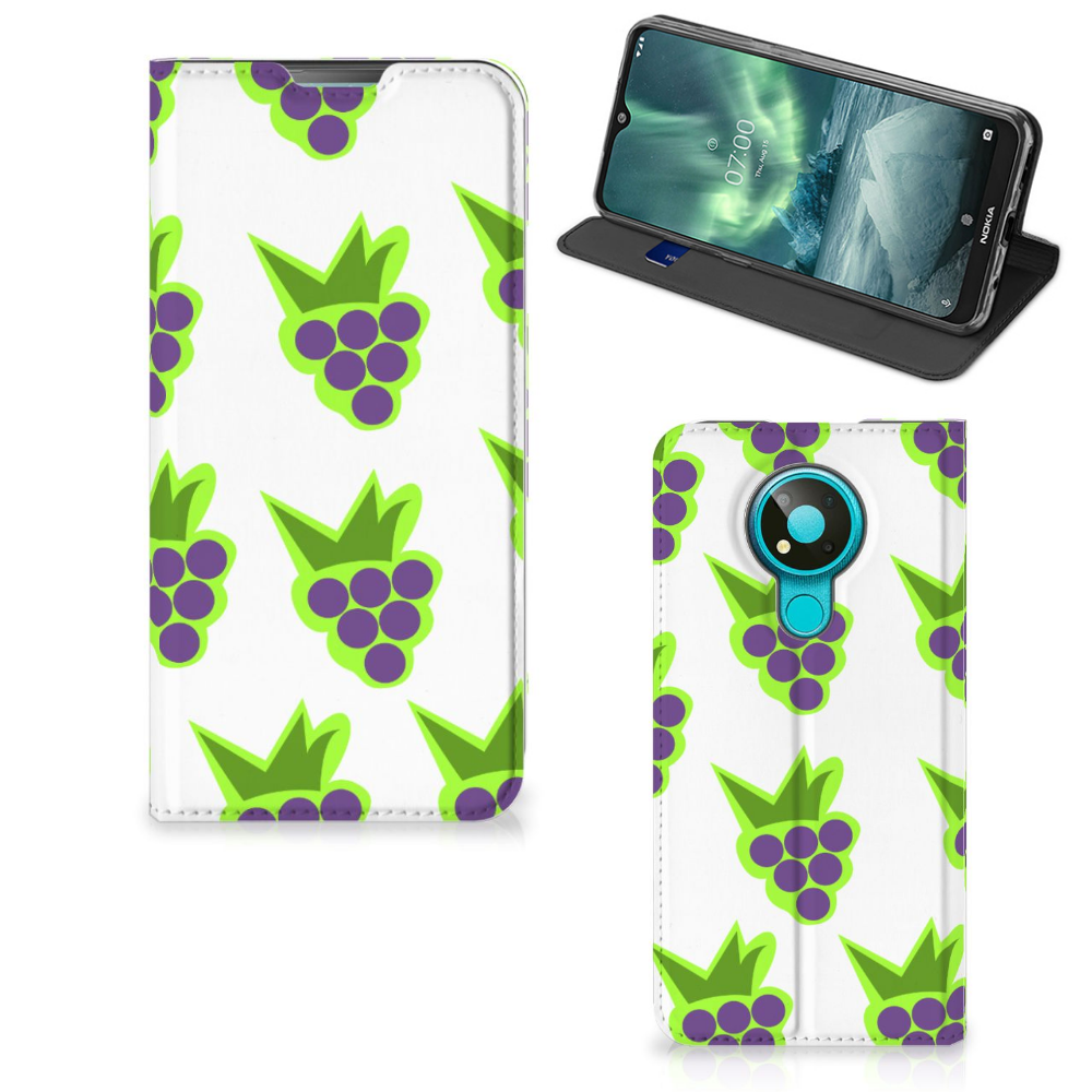 Nokia 3.4 Flip Style Cover Druiven - B2C Telecom