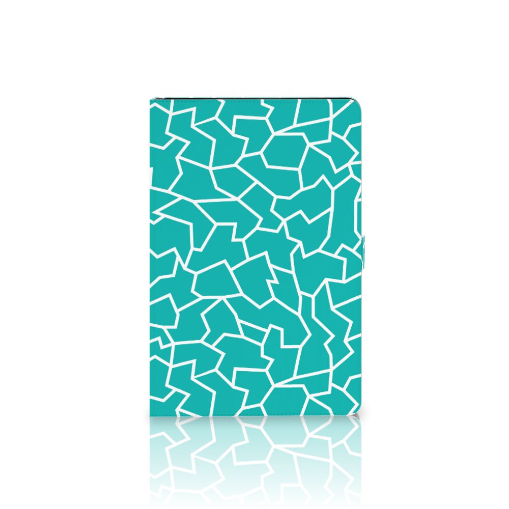 Samsung Galaxy Tab S7 FE | S7+ | S8+ Hoes Cracks Blue