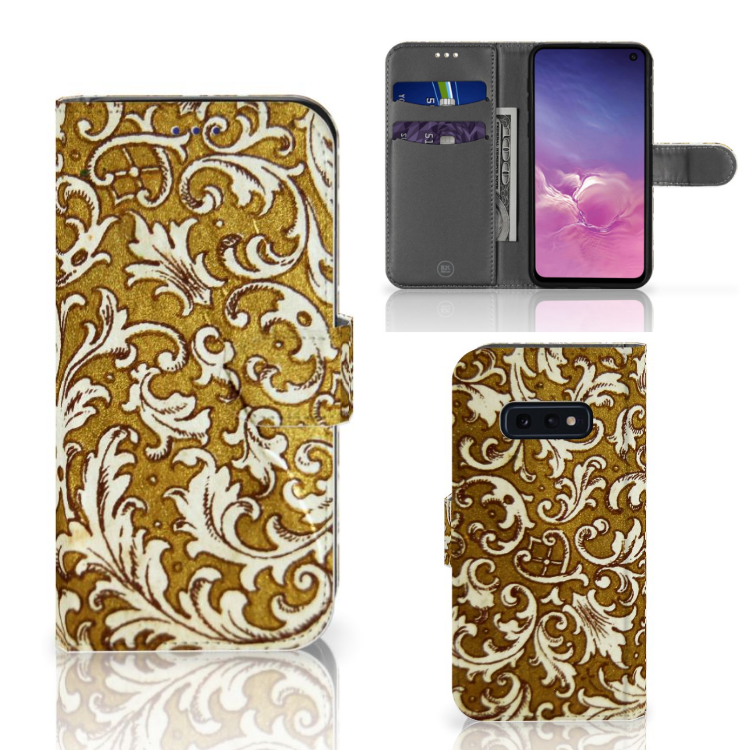 Wallet Case Samsung Galaxy S10e Barok Goud