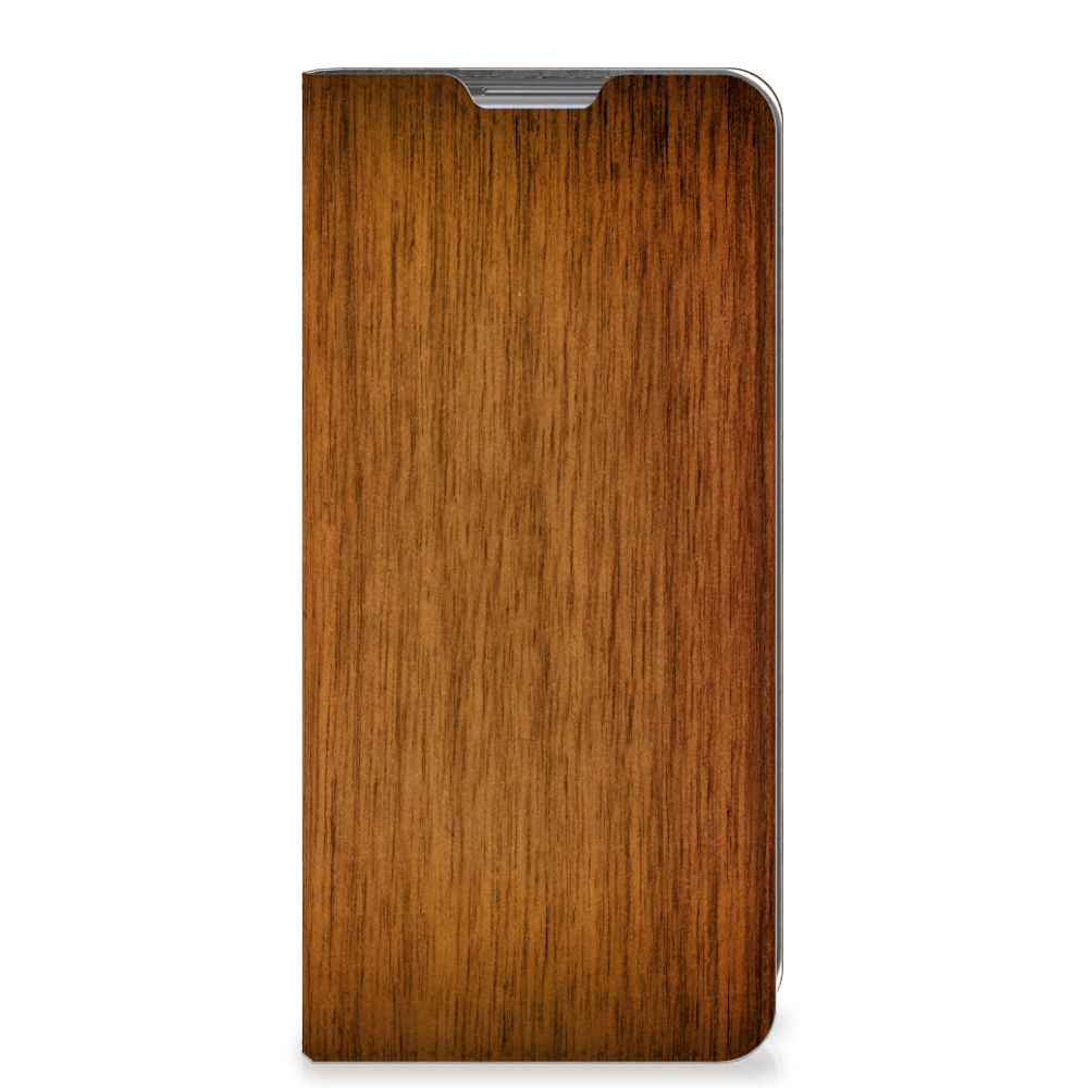 Xiaomi 12 | 12X Book Wallet Case Donker Hout - B2C Telecom