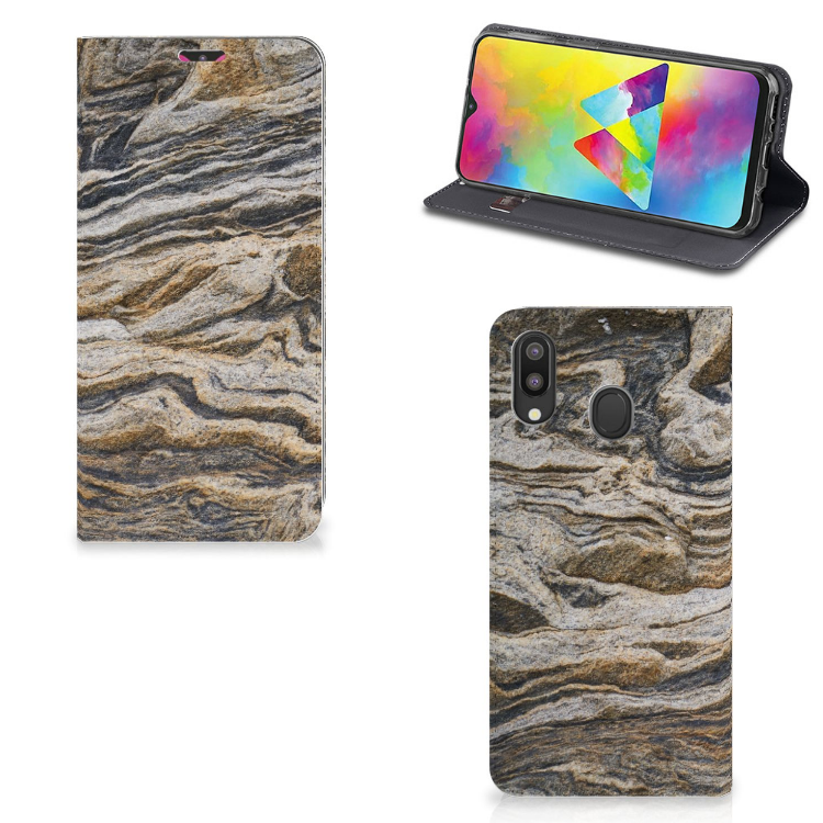 Samsung Galaxy M20 Standcase Steen