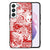 Telefoonhoesje Samsung Galaxy S22 Angel Skull Rood
