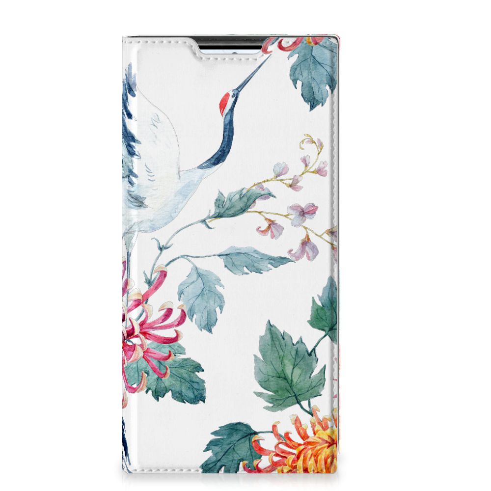 Samsung Galaxy S22 Ultra Hoesje maken Bird Flowers - B2C Telecom