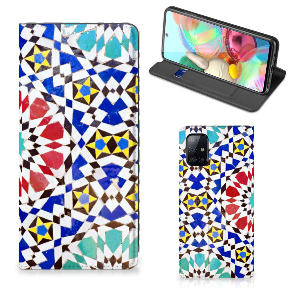 Samsung Galaxy A71 Standcase Mozaïek