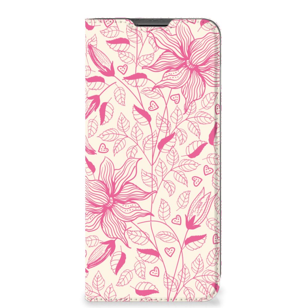 Motorola Moto G22 Smart Cover Pink Flowers - B2C Telecom