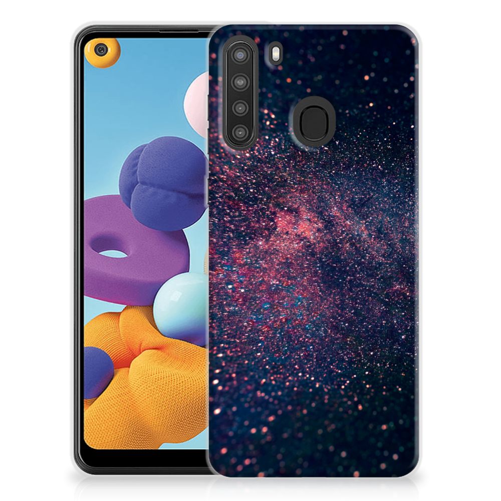 Samsung Galaxy A21 TPU Hoesje Stars