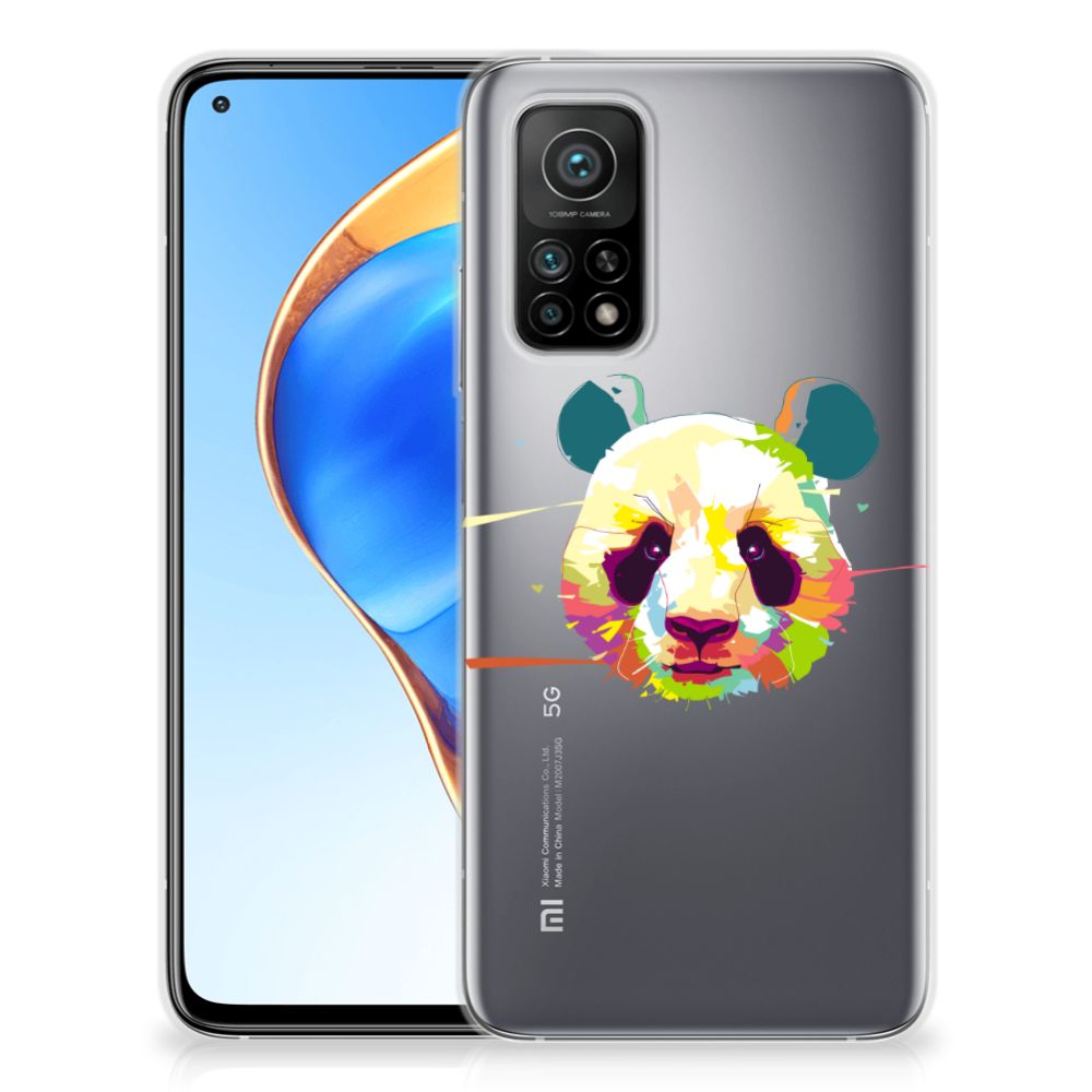 Xiaomi Mi 10T | 10T Pro Telefoonhoesje met Naam Panda Color B2C Telecom