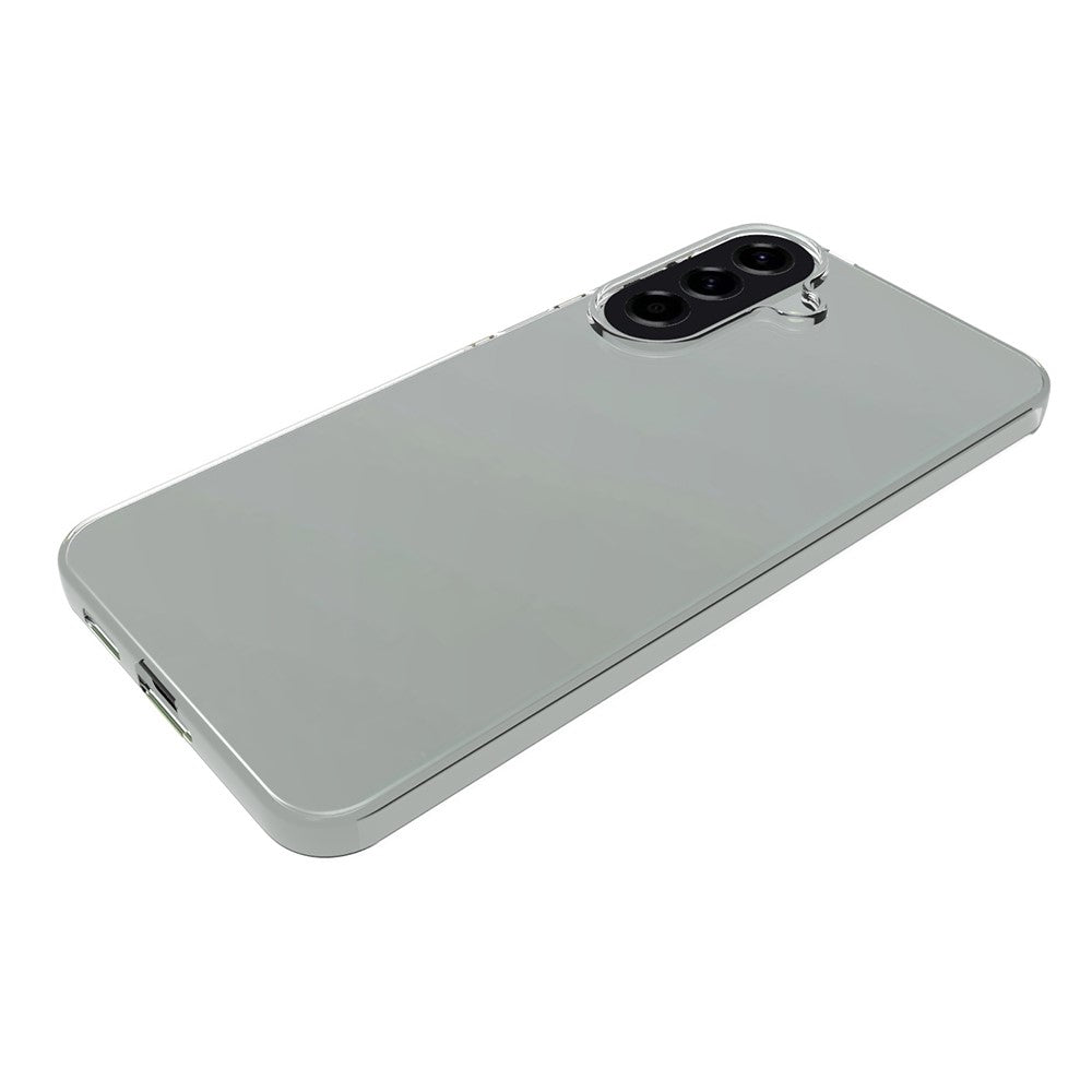 Achterzijde Samsung Galaxy A37 met slank transparant hoesje