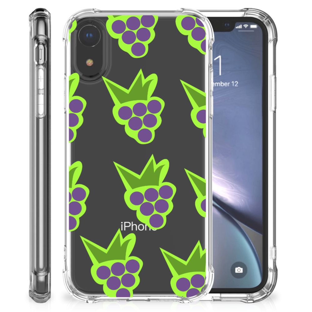 Apple iPhone Xr Beschermhoes Druiven