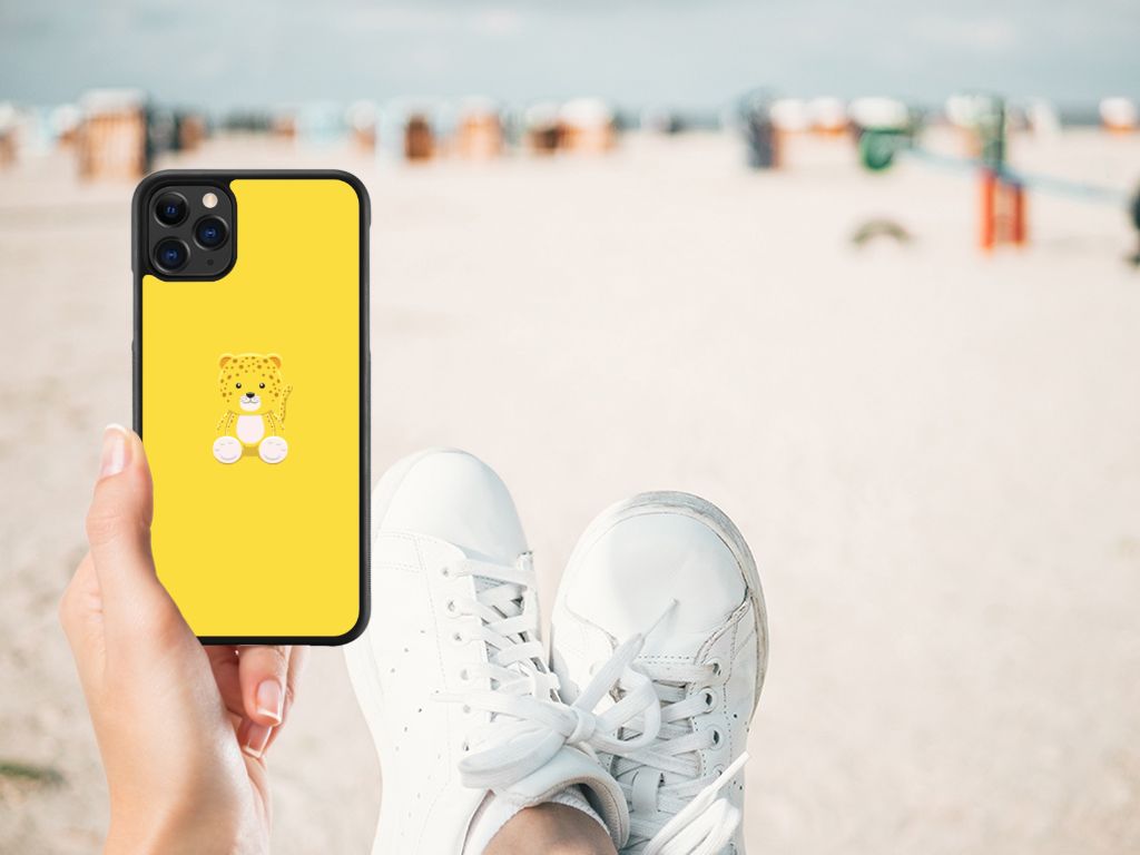 Apple iPhone 11 Pro Max Bumper Hoesje Baby Leopard B2C Telecom