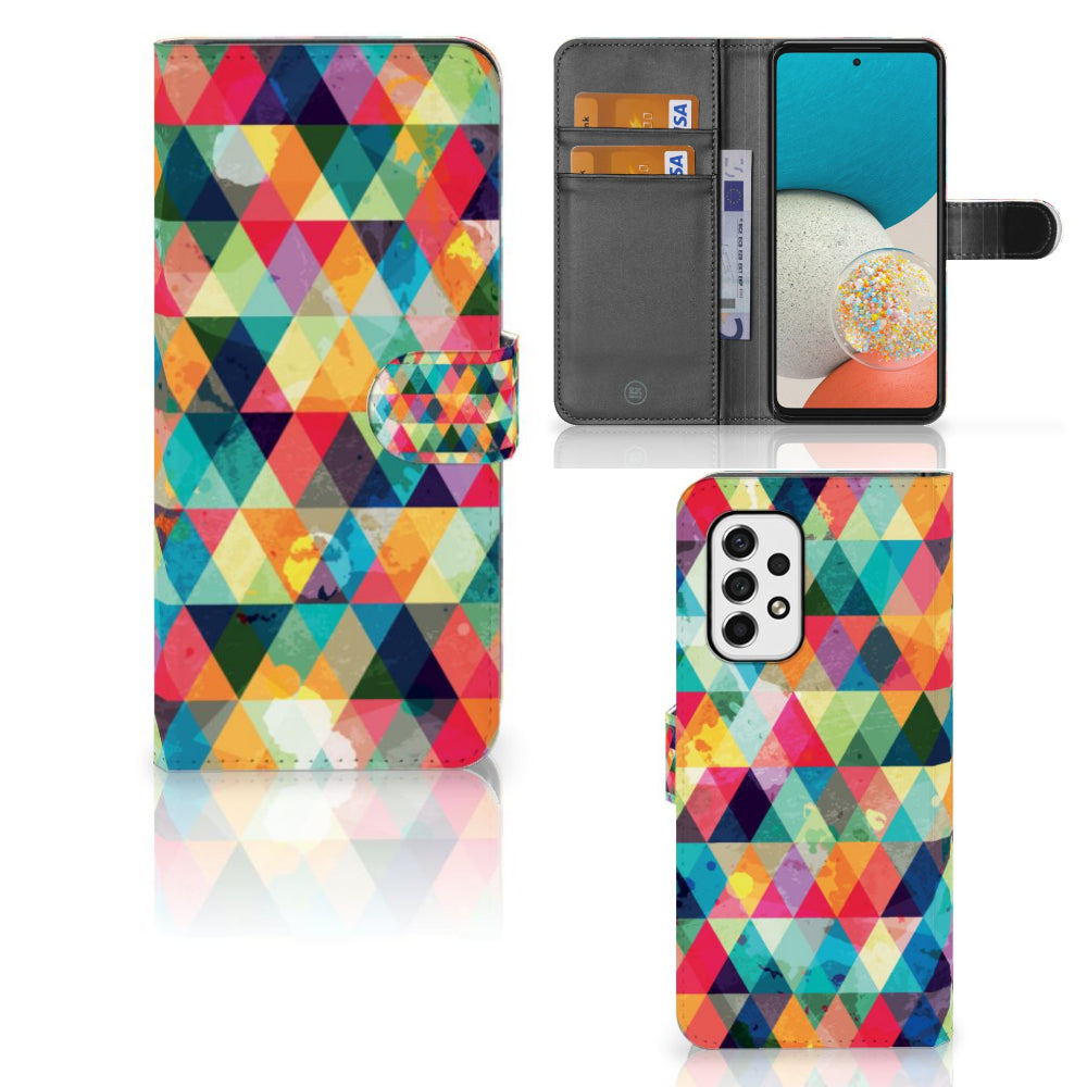 Samsung Galaxy A53 Telefoon Hoesje Geruit