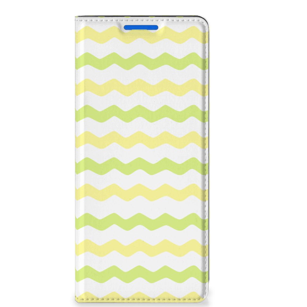 OPPO Reno 6 Pro Plus 5G Hoesje met Magneet Waves Yellow - B2C Telecom