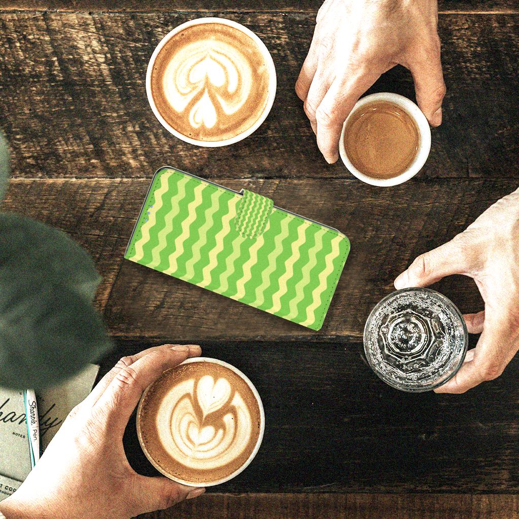 OPPO A53 | OPPO A53s Telefoon Hoesje Waves Green