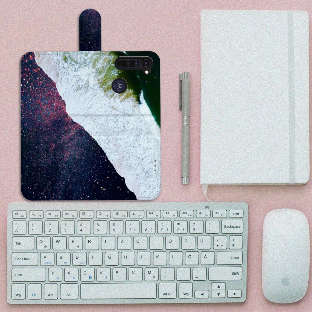 Motorola Moto G Pro Book Case Sea in Space