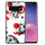 Mobiel Case Samsung Galaxy S10+ Skull Red