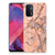 OPPO A74 5G | A54 5G TPU Siliconen Hoesje Marmer Oranje B2C Telecom