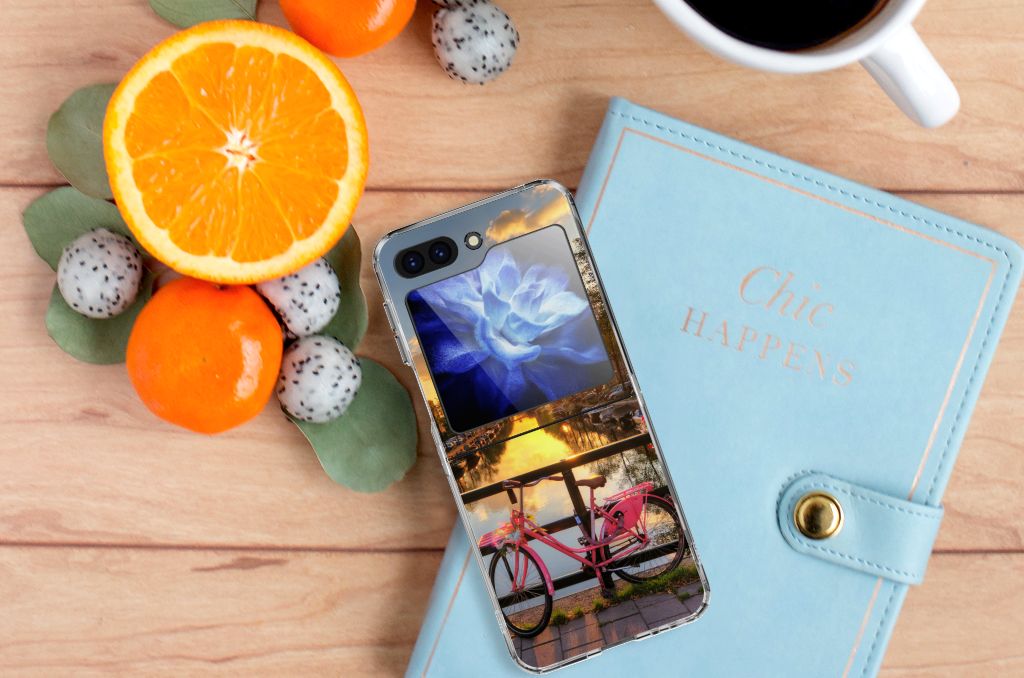 Samsung Galaxy Z Flip 5 Siliconen Back Cover Amsterdamse Grachten