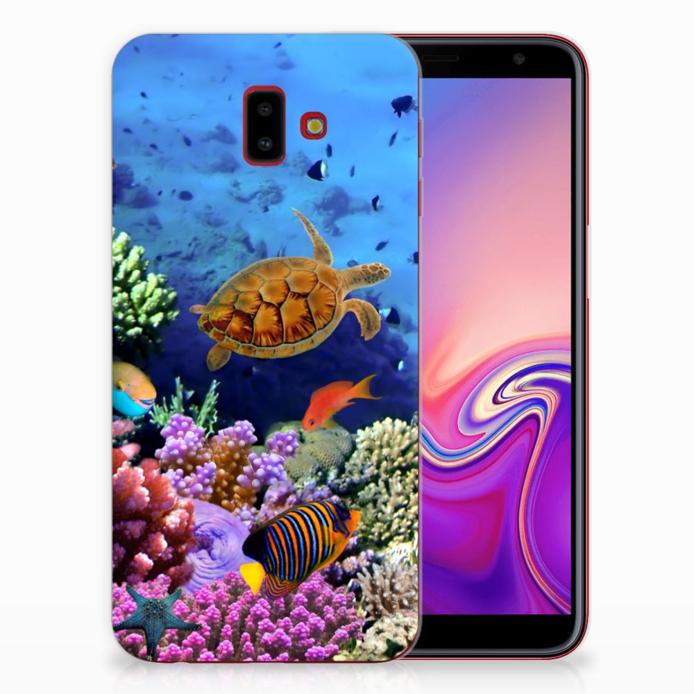 Samsung Galaxy J6 Plus (2018) TPU Hoesje Vissen