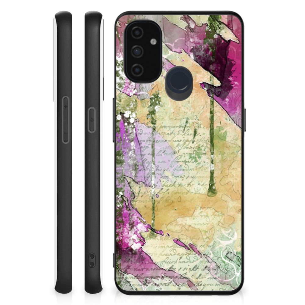 Kleurrijke Telefoonhoesje OnePlus Nord N100 Letter Painting B2C Telecom