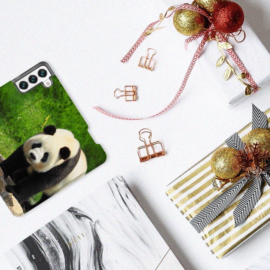 Samsung Galaxy S22 Hoesje maken Panda - B2C Telecom