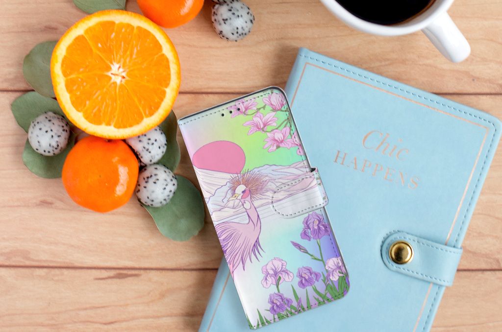 OPPO A91 | Reno3 Telefoonhoesje met Pasjes Bird