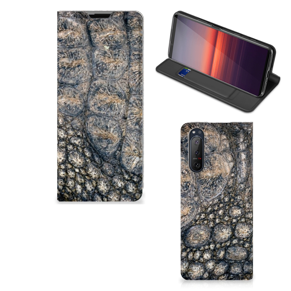 Sony Xperia 5 II Hoesje maken Krokodillenprint - B2C Telecom