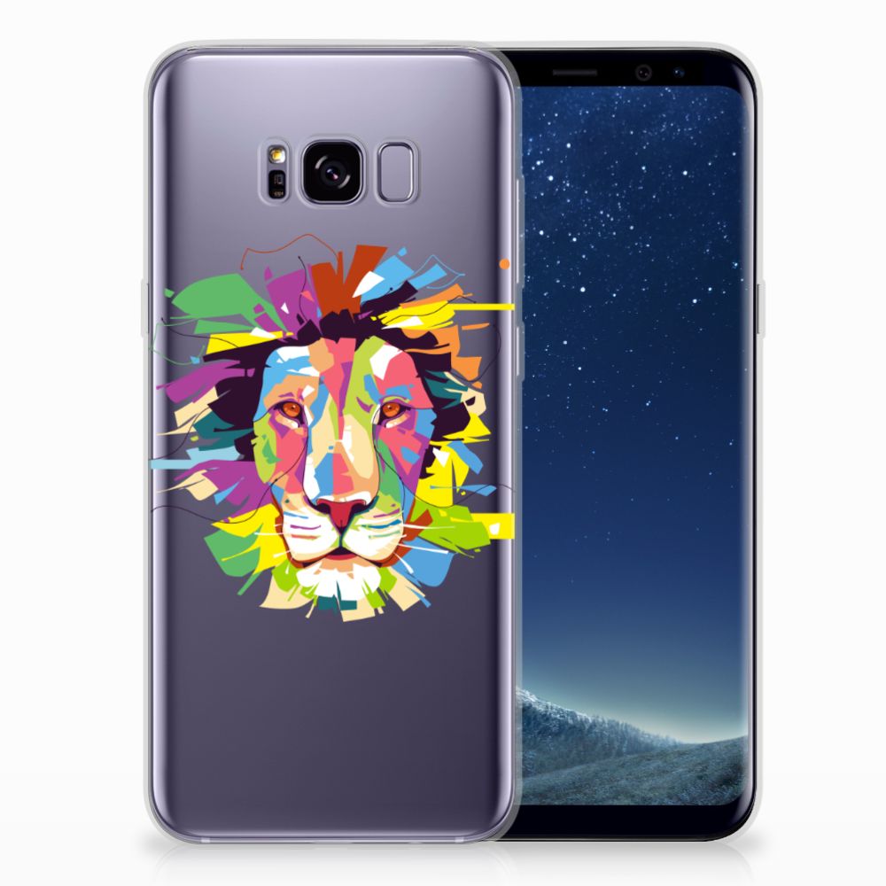 Samsung Galaxy S8 Plus Telefoonhoesje met Naam Lion Color