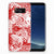 Silicone Back Case Samsung Galaxy S8 Angel Skull Rood