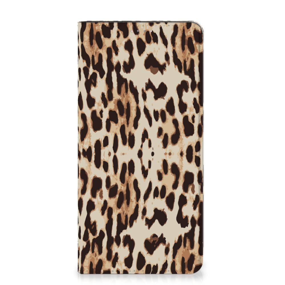 Samsung Galaxy A14 5G Hoesje maken Leopard met stijlvolle luipaardprint.