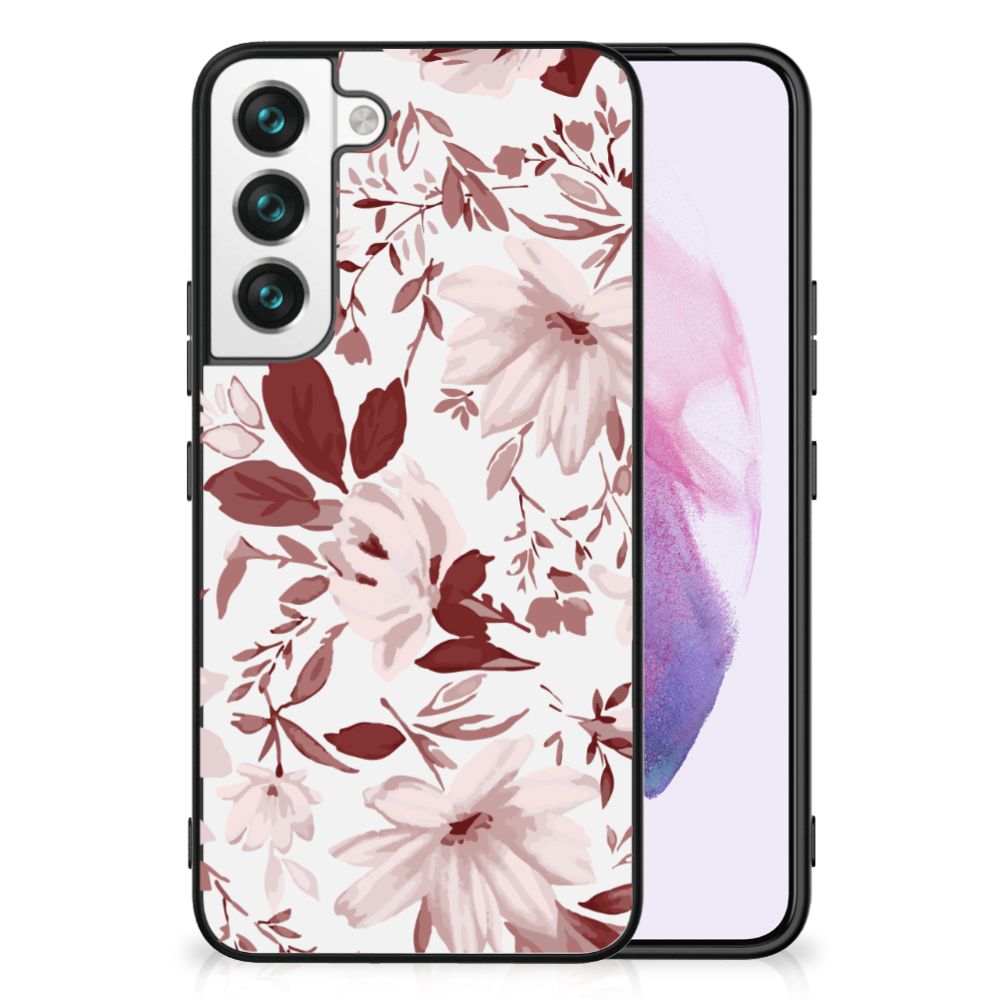 Kleurrijke Telefoonhoesje Samsung Galaxy S22 Watercolor Flowers