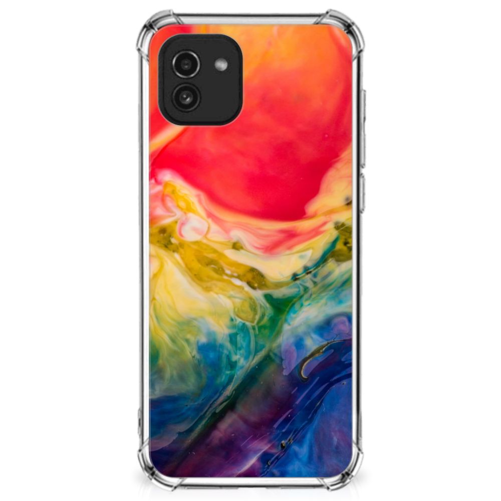 Back Cover Samsung Galaxy A03 Watercolor Dark B2C Telecom