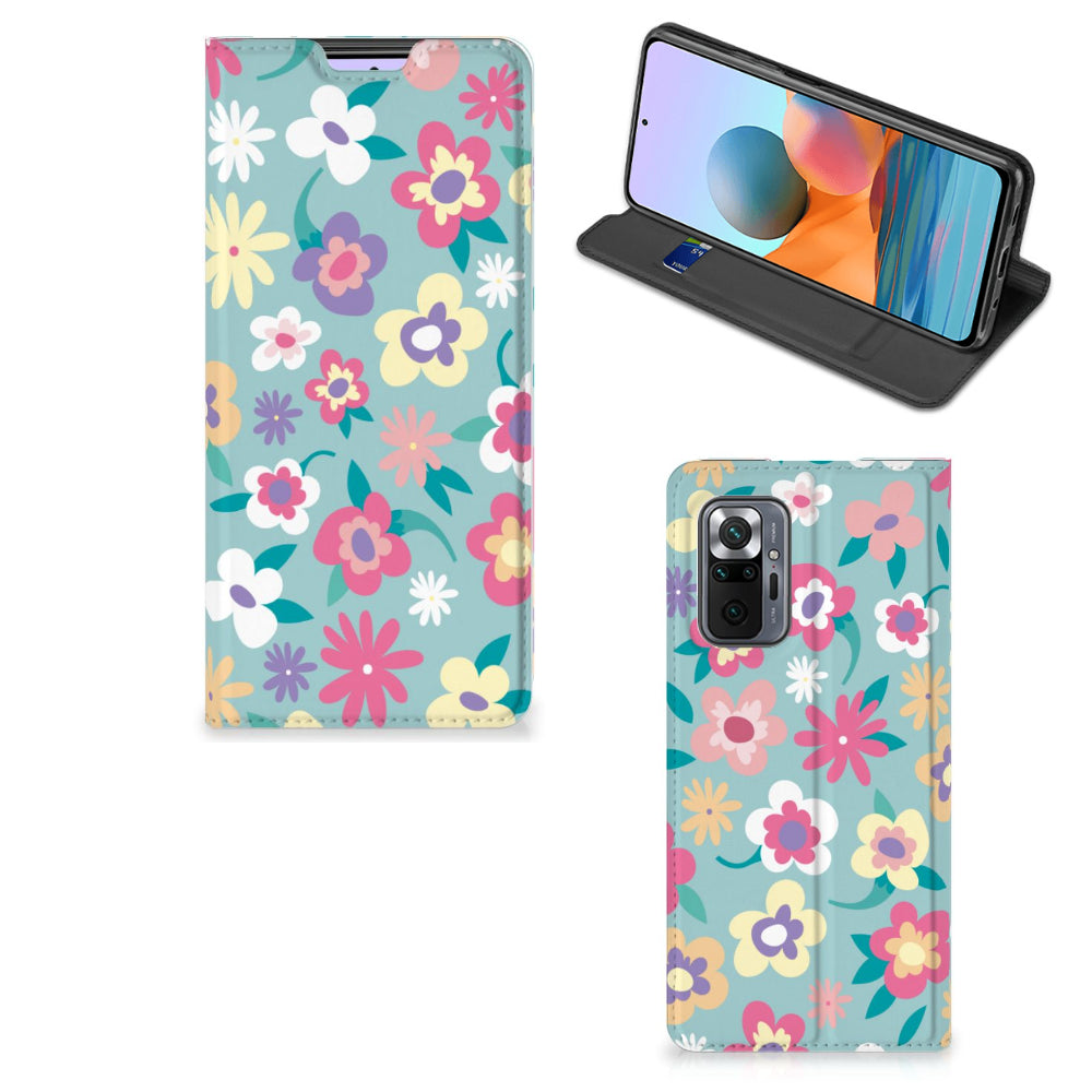 Xiaomi Redmi Note 10 Pro Smart Cover Flower Power