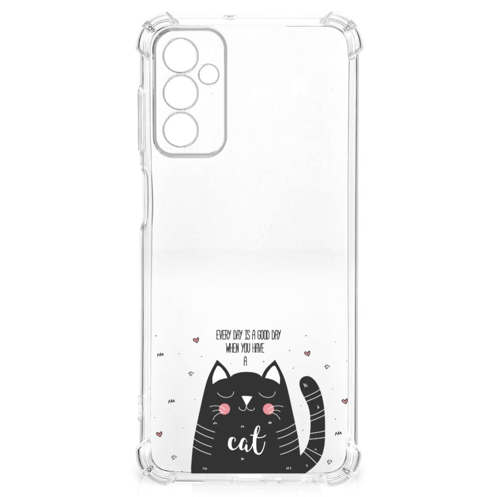Samsung Galaxy M13 4G | M23 Stevig Bumper Hoesje Cat Good Day B2C Telecom