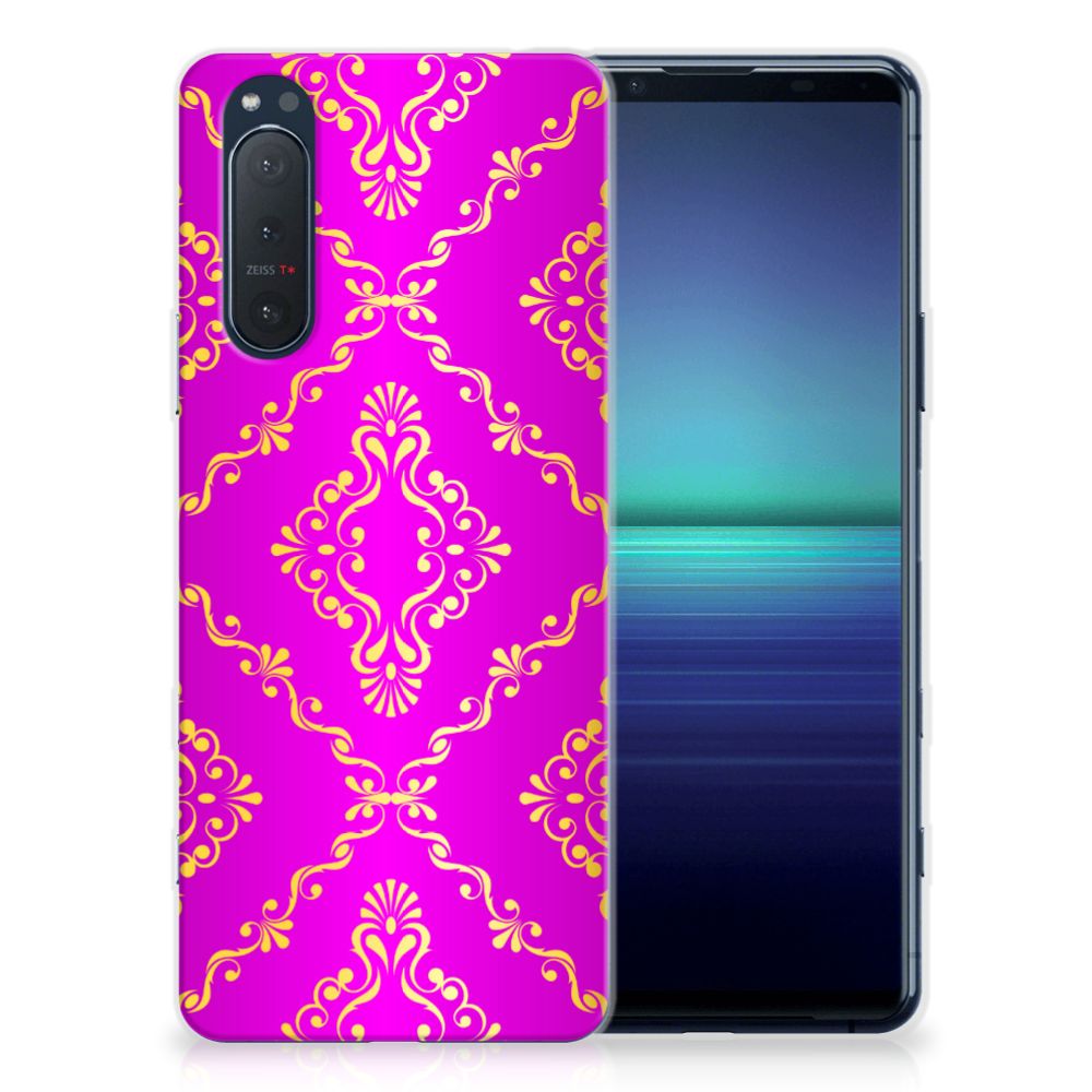 Siliconen Hoesje Sony Xperia 5II Barok Roze B2C Telecom