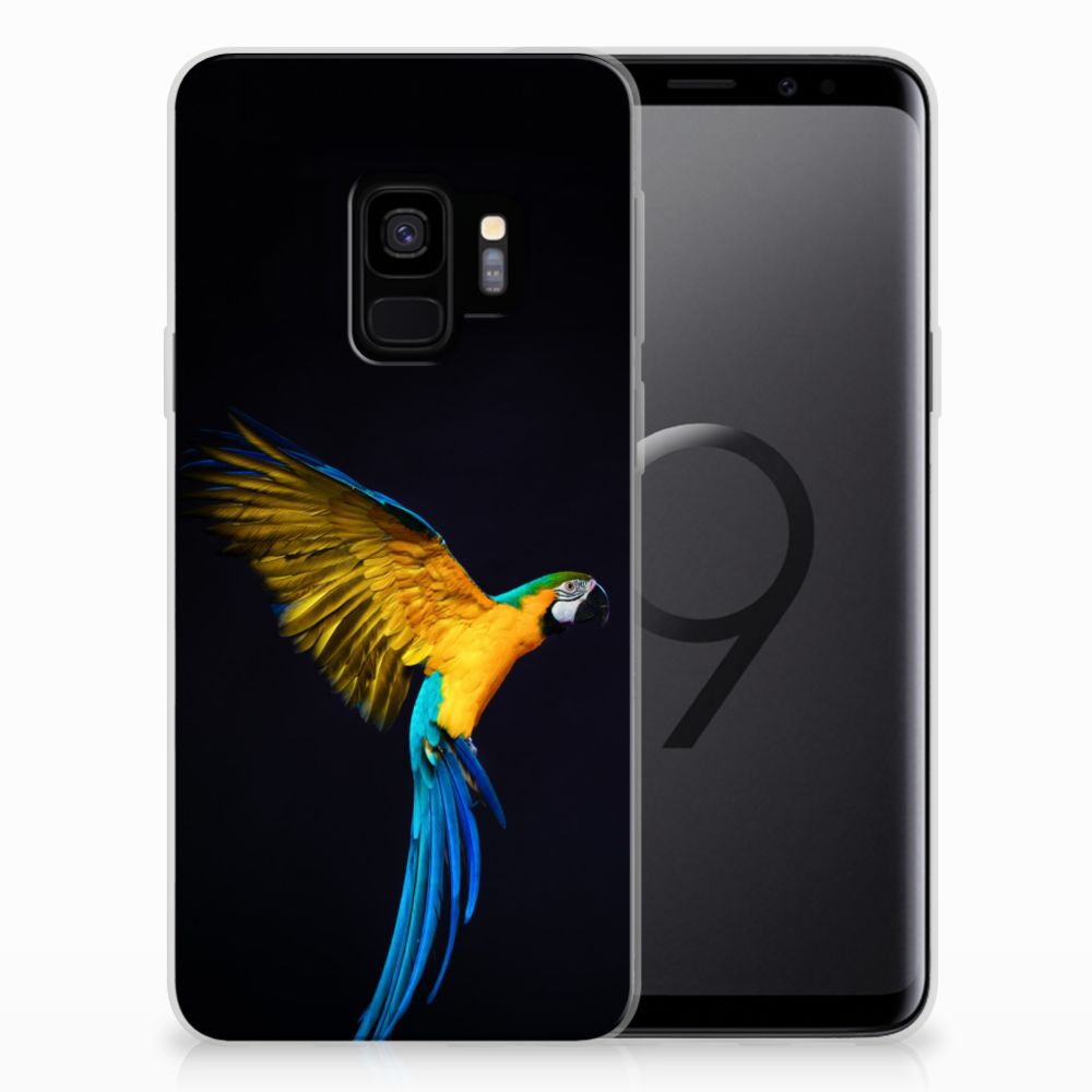 Samsung Galaxy S9 TPU Hoesje Papegaai