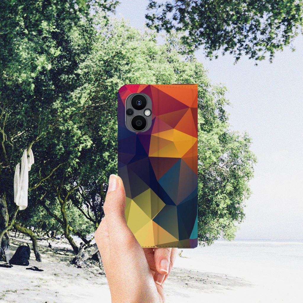 OPPO Reno8 Lite Stand Case Polygon Color - B2C Telecom