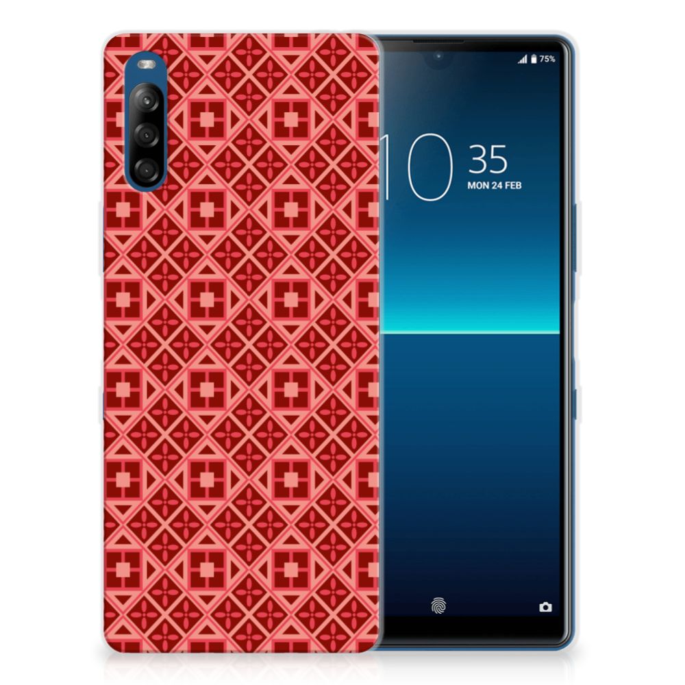 Sony Xperia L4 TPU bumper Batik Rood
