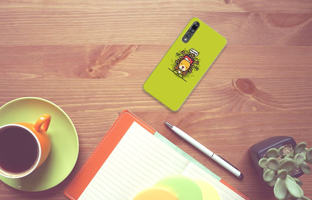 Huawei P20 Pro Telefoonhoesje met Naam Doggy Biscuit