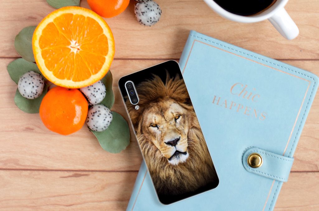 Samsung Galaxy A50 TPU Hoesje Leeuw